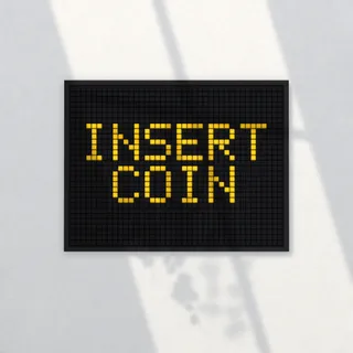 TEXT // INSERT COIN
