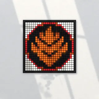 HERO EMBLEM // FLAME CHEVRON