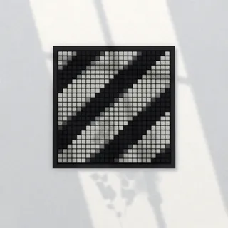 FAN COLOURS // BLACK & SILVER