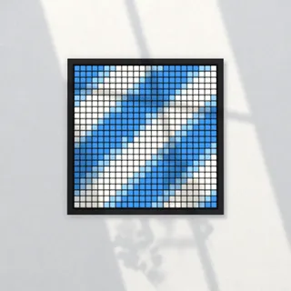 FAN COLOURS // SKY BLUE & WHITE