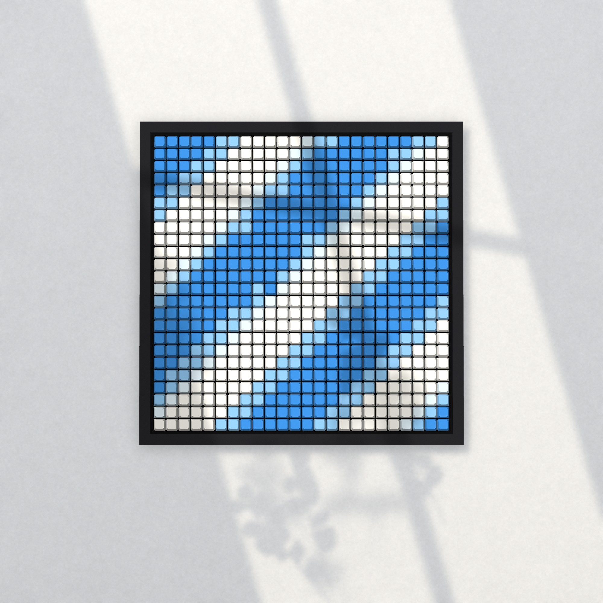 FAN COLOURS // SKY BLUE & WHITE